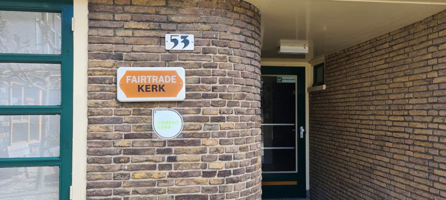 The Mennonite congregation of Aalsmeer is designated as both a Green Church and a Fair Trade church. Photo contributed by Leo Bakker.